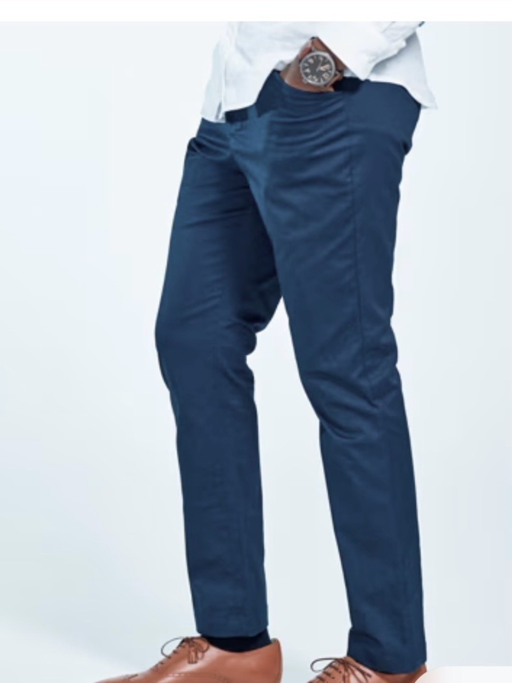 Kirrin Finch Windsor Chino Trousers Pants Size 6 Navy Blue